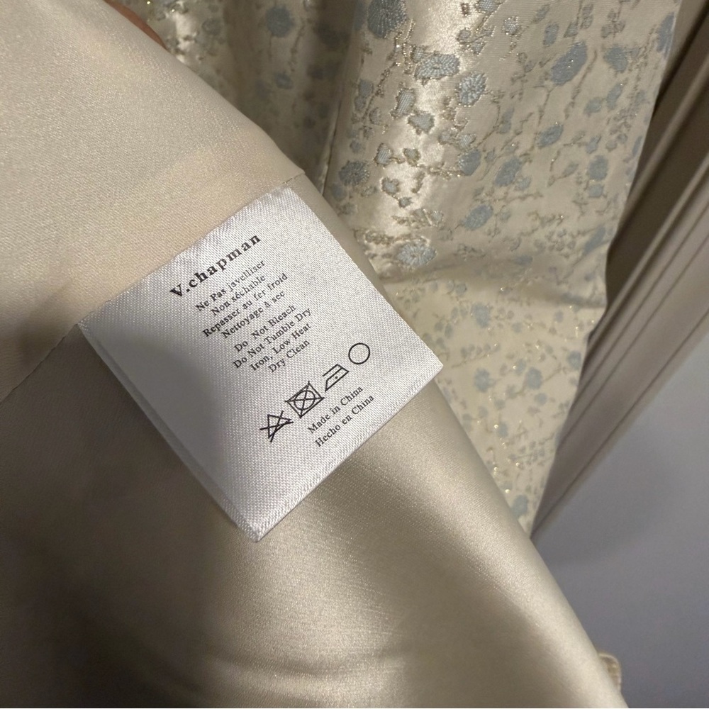 V. Chapman The Ava Dress in Light Blue Duchess Size 2 NEW! New with tags! - Picture 10 of 15